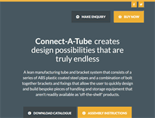 Tablet Screenshot of connect-a-tube.com